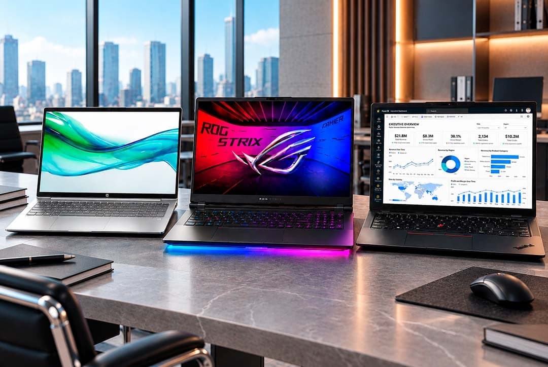 Notebooks corporativos e gamer prontos para distribuição B2B